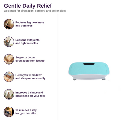 ZenFlex™ Curved-Surface Whole Body Vibration Plate (blue)