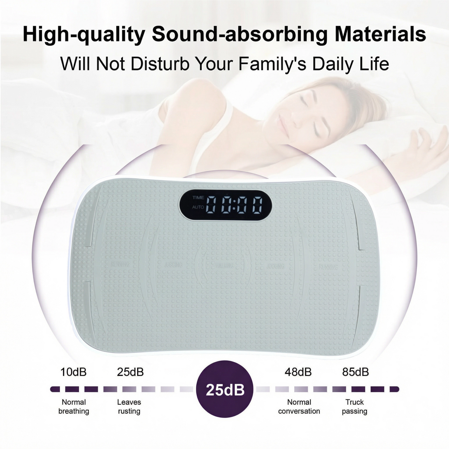 ZenFlex™ Curved-Surface Whole Body Vibration Plate (grey)