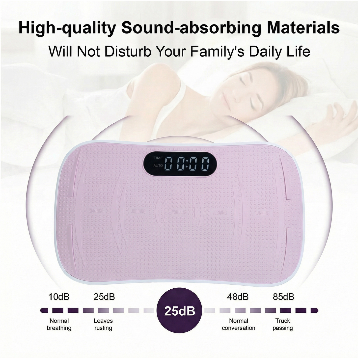 ZenFlex™ Curved-Surface Whole Body Vibration Plate (pink)